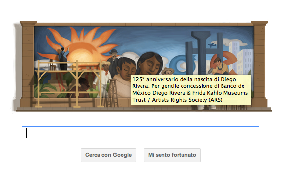 google doodle diego rivera
