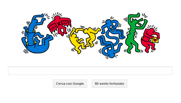 google doodle keith haring