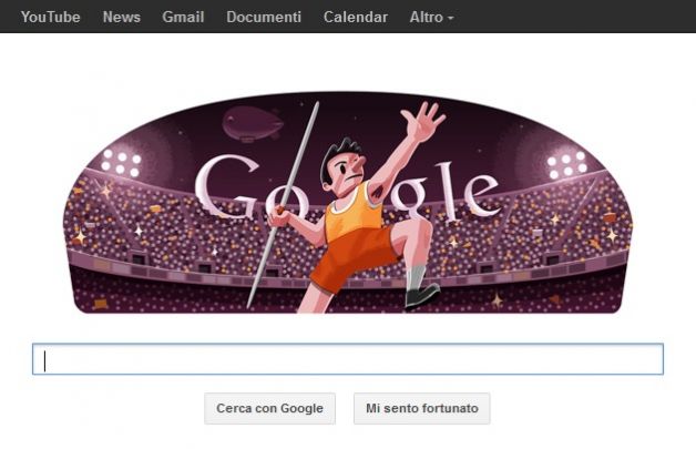 google doodle londra 2012 giavellotto