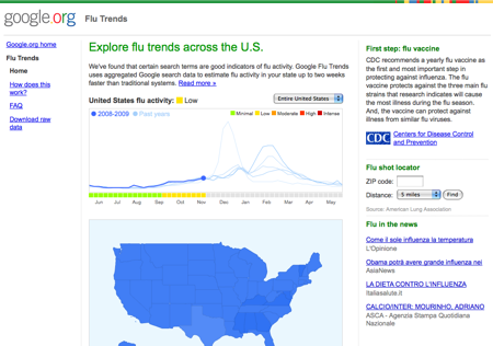 google flu trends