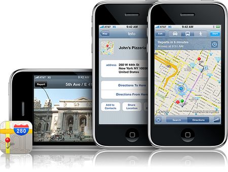google maps ios 5 percorsi alternativi