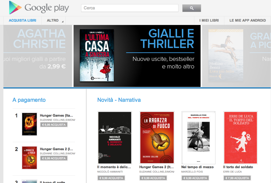 google play libri