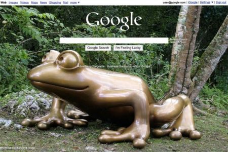 Google e lo sfondo personalizzato