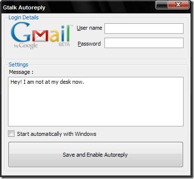 google talk risposta automatica