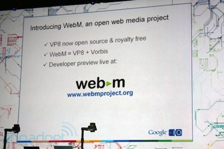 Google annuncia il formato libero WebM, basato su codec VP8 e Vorbis