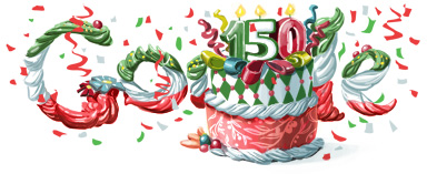 google 150 anni italia