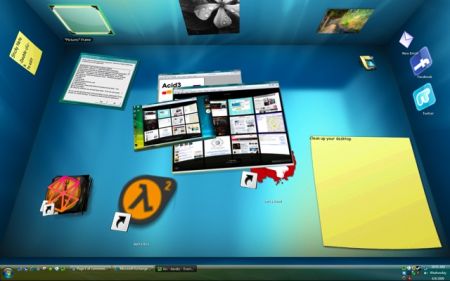Google BumpTop Desktop 3D