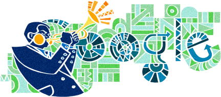 google doodle Dizzy Gillespie