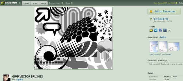 grafica pc pennelli gimp download