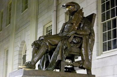John Harvard Halo version