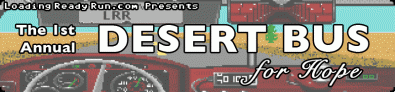 Desert Bus for Hope banner