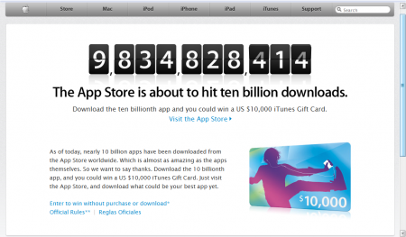 iTunes Store 10 miliardi