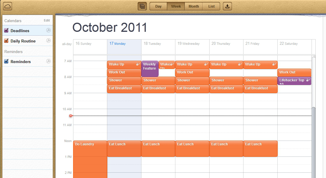 icloud calendario android