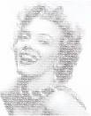Marilyn in ASCII art