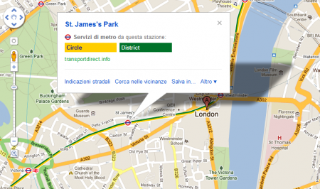 info londra googlemaps