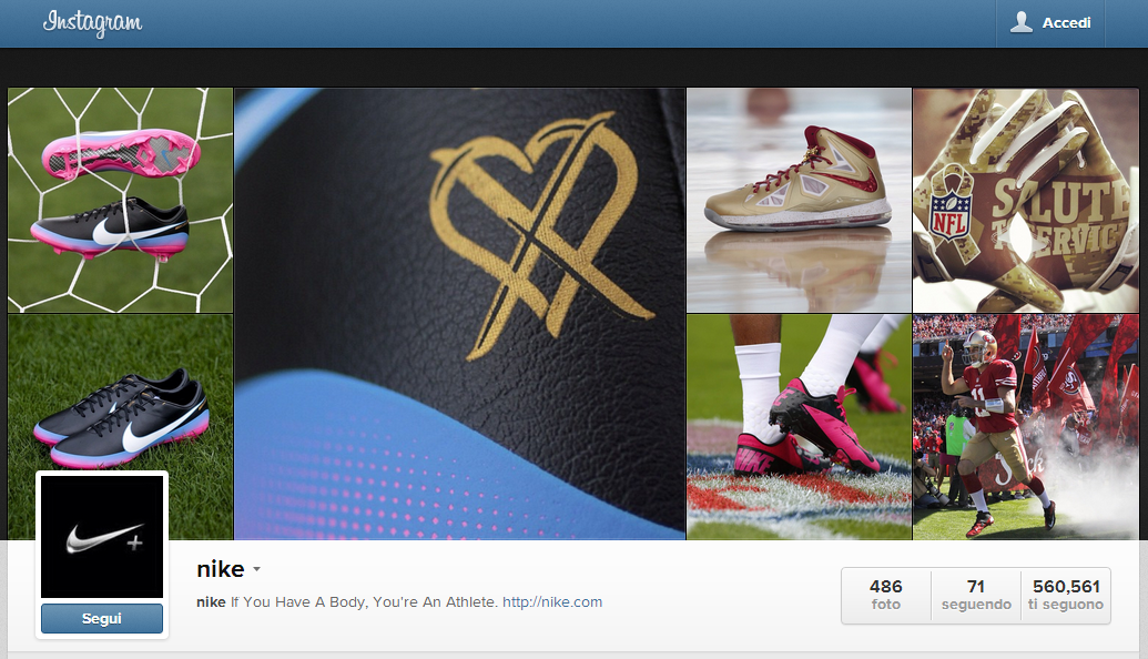 instagram nike