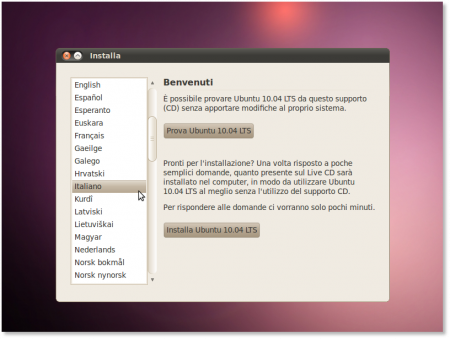 installare ubuntu 1