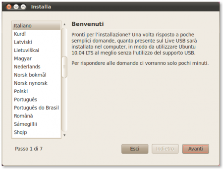installare ubuntu 2