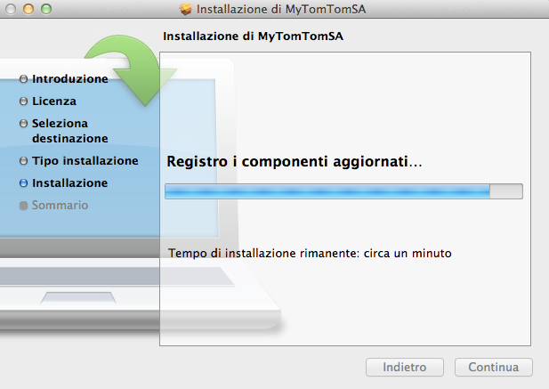 installazione tomtom