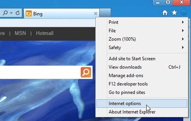 internet explorer 10 start screen desktop