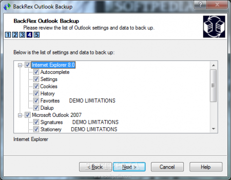 internet explorer 9 backup