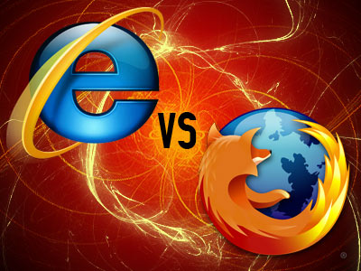 internet explorer vs firefox