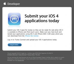 Apple iOS 4 applicazioni