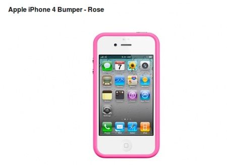 Bumper rosa per iPhone 4