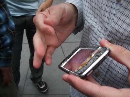 iPhone distrutto