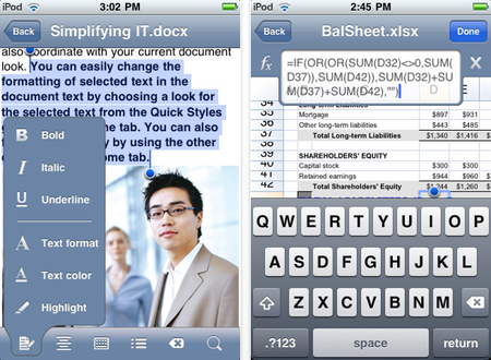 iphone suite gestione documenti