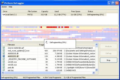 Defraggler screenshot