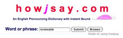 Howjasay screenshot