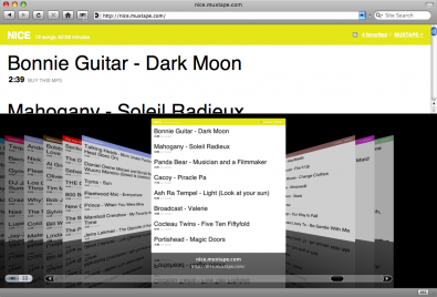 coverflow su muxtape