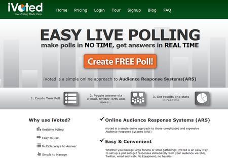 ivoted servizio web creare sondaggi online