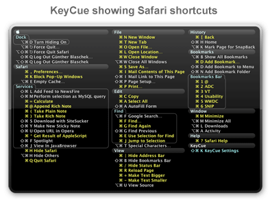 Keycue screenshot