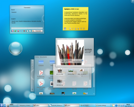 KDE 4.3 plasma