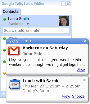 google talk labs edition