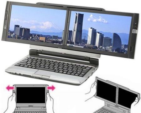 Laptop dualscreen