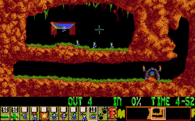 Lemmings screenshot