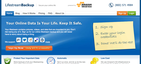 lifestream backup