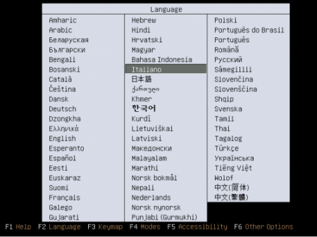 lingua ubuntu