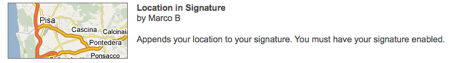 location in signature