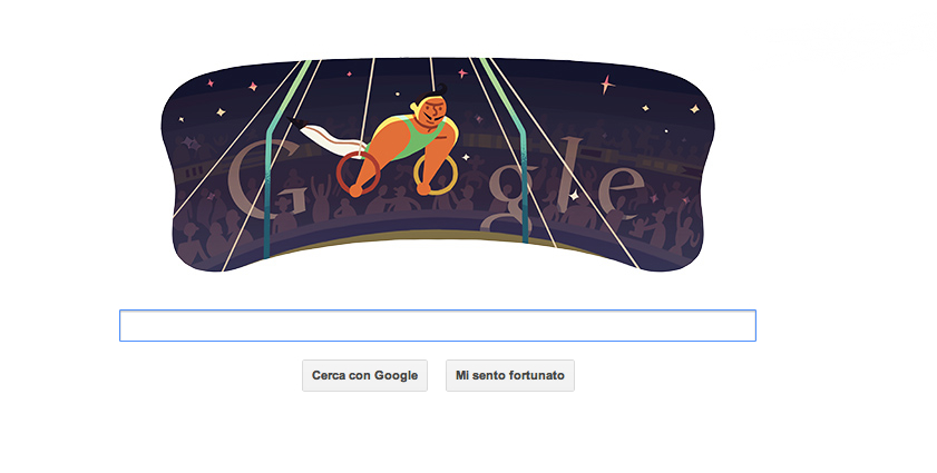londra 2012 anelli ginnastica artistica google doodle