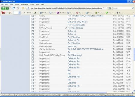mail di sara palin
