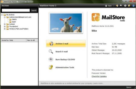 MailStore Home