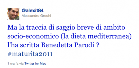 maturità 2011 social network