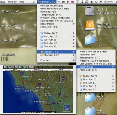 meteo screenshot