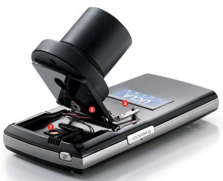 Microskia smartphone sangue