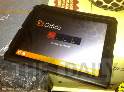 microsoft office ipad