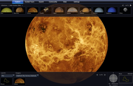 Microsoft WorldWide Telescope Web Client